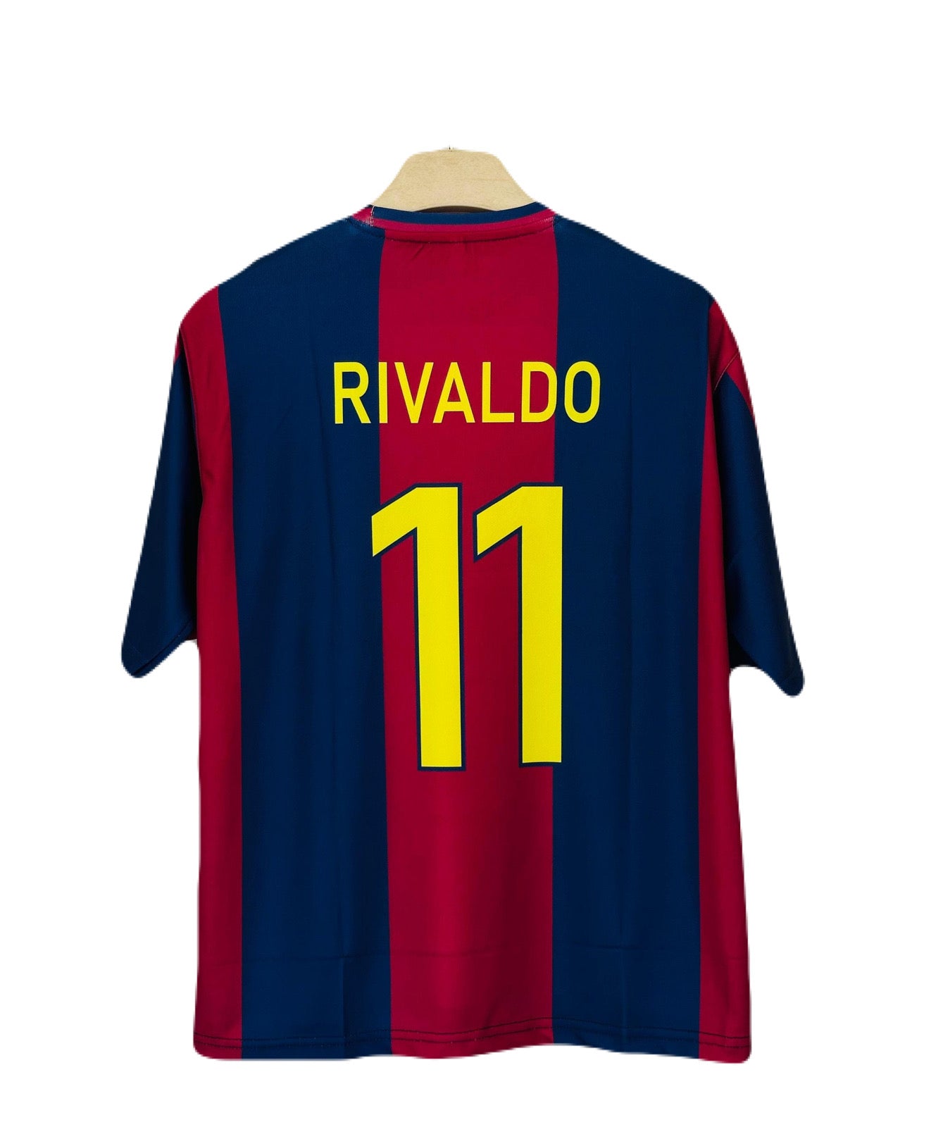fc barcelona 1998 home jersey rivaldo - ms retro store