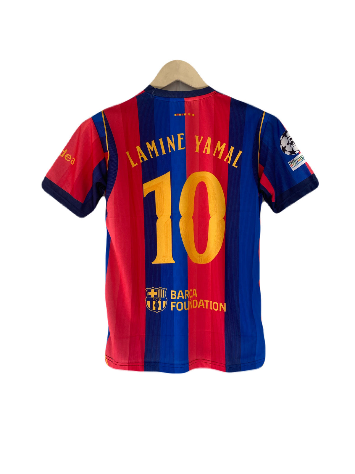 Yamal Barcelona 2026-27 home kit Half sleeve embroidery jersey - P2388