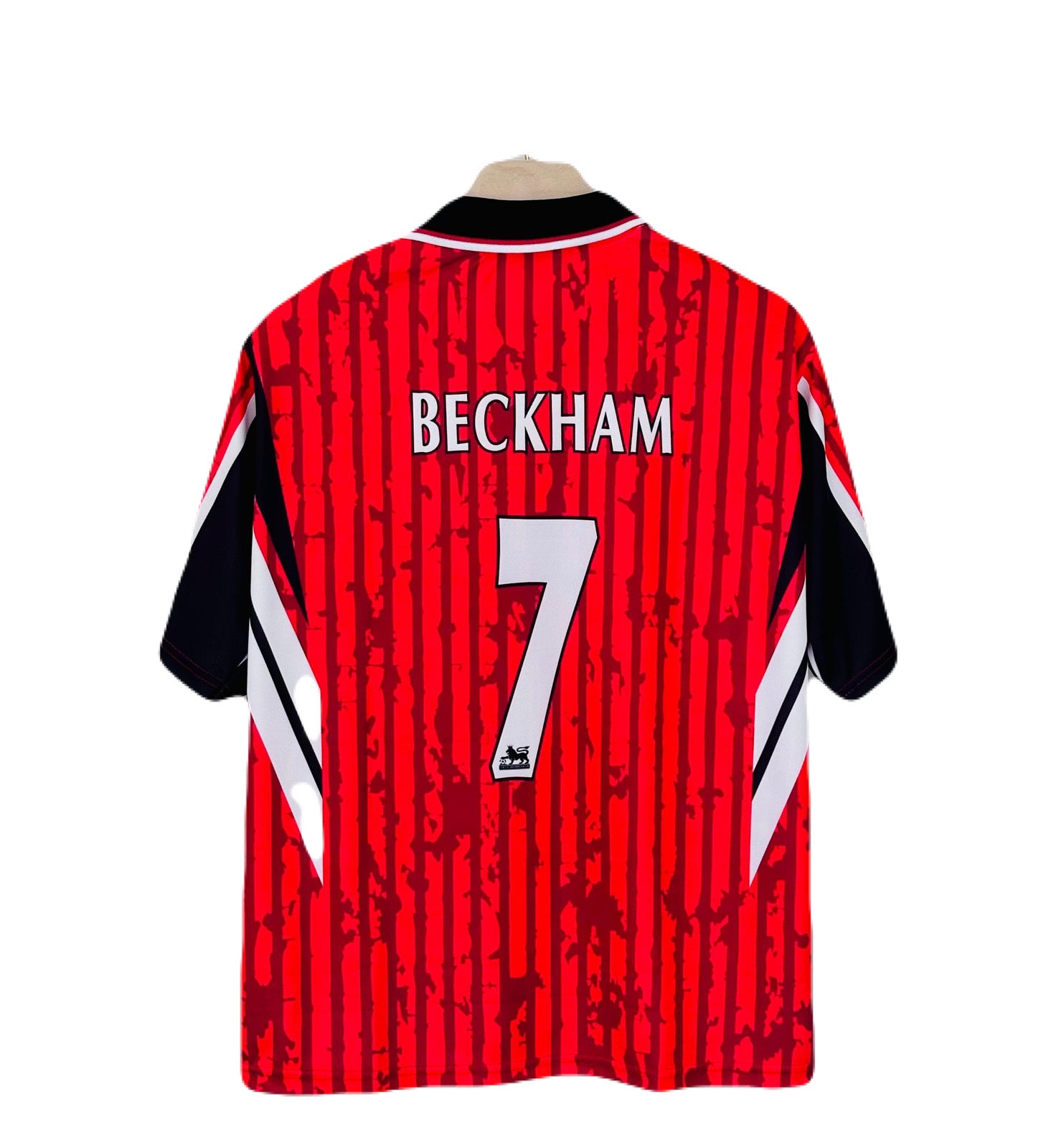 Manchester United 1996-98 Beckham Five Sleeve - Ms Retro Store