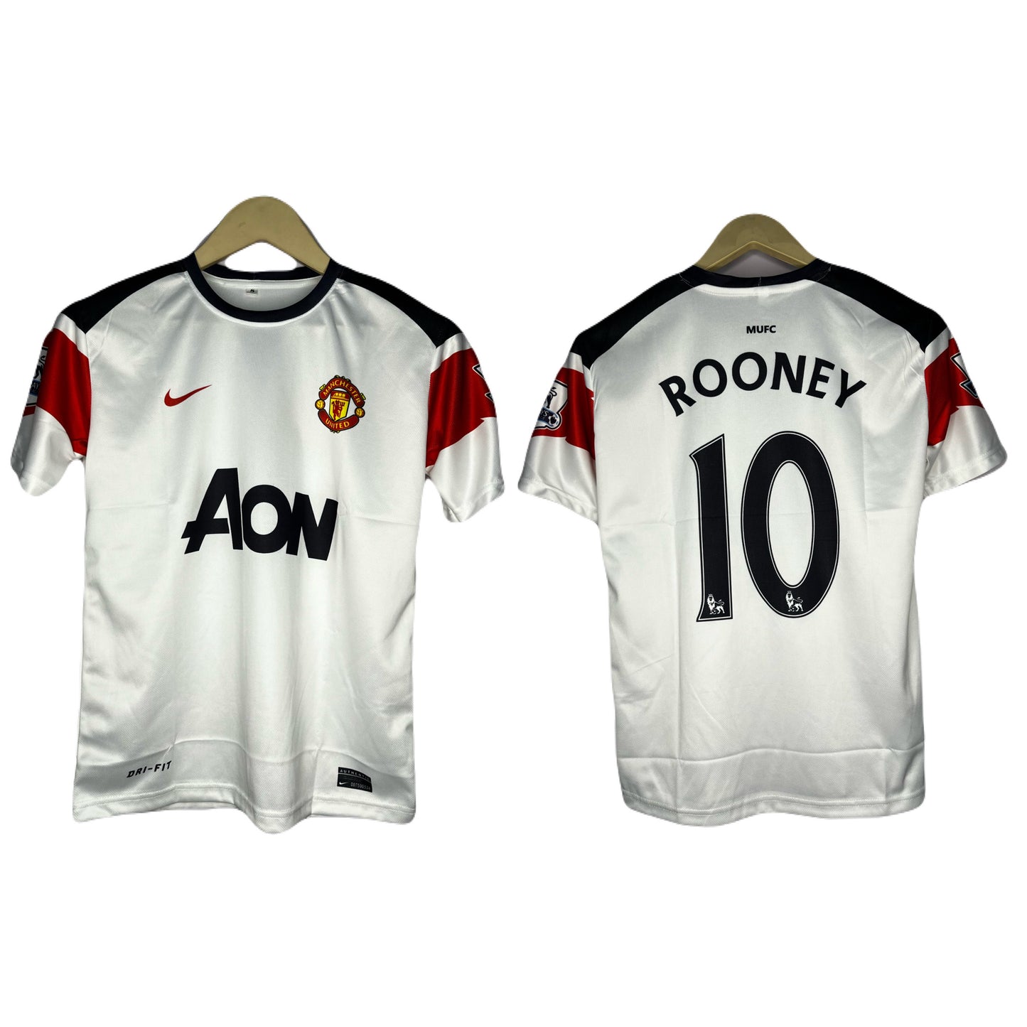 Manchester united 2010/11 Away jersey Rooney Half sleeve  - Ms retro store