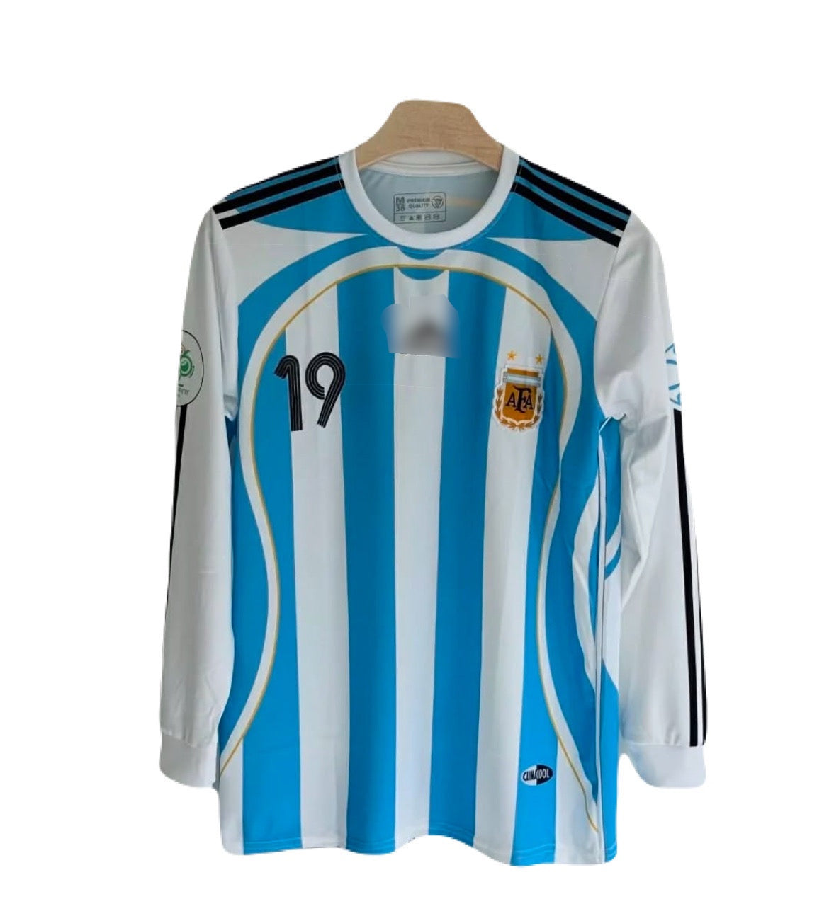Best retro jersey Argentina 2006 home full sleeve sublimation messi P157  - ms retro store