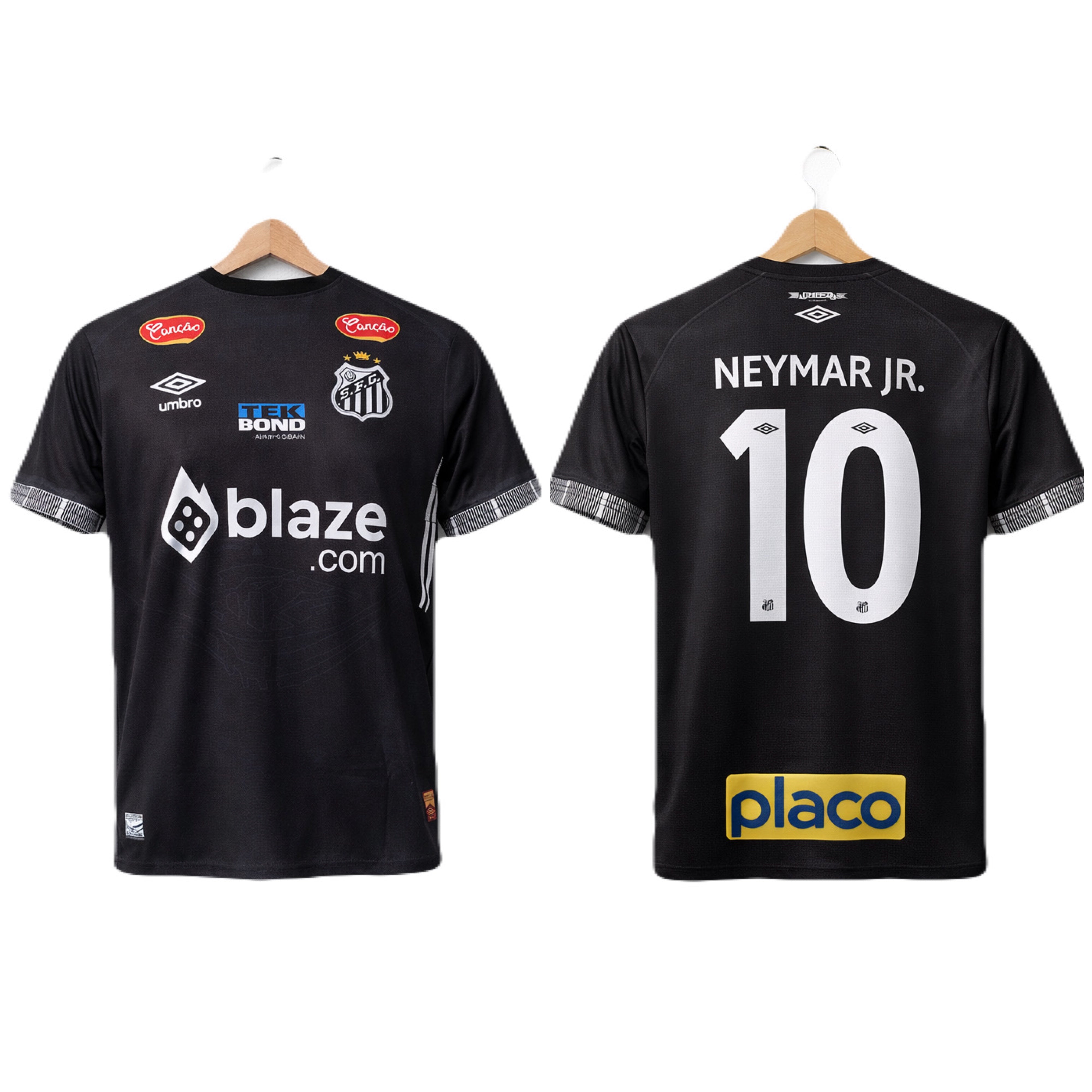 Santos fc 2025/26 third kit Neymar half sleeve - P1312 ms retro