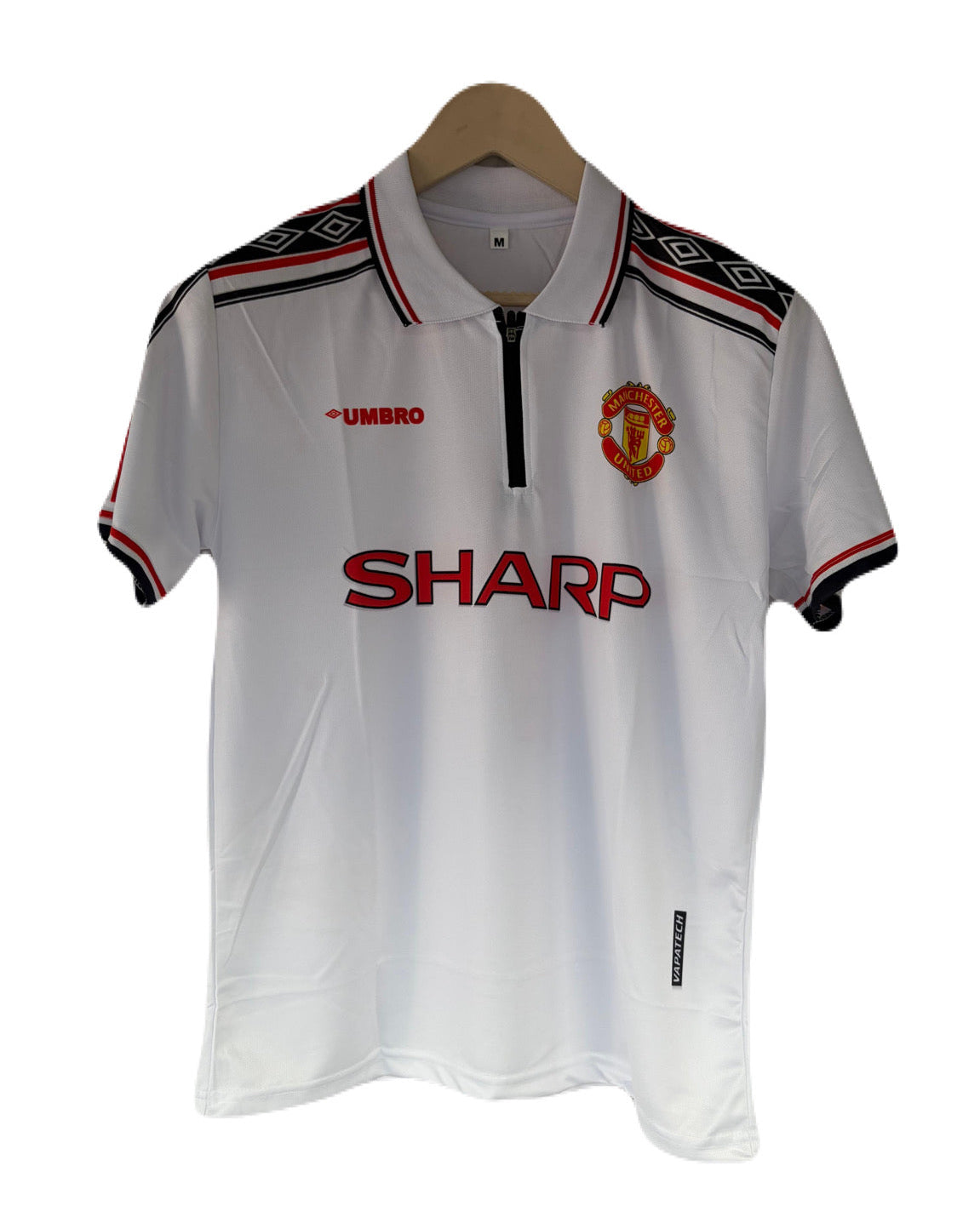 Manchester united 1998/99 Away jersey Beckham zip type Sublimation - P1608 ms retro store