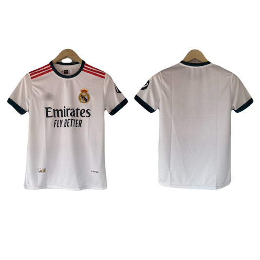 Real madrid 2026/27 home plain back kit Half Sleeve embroidery Jersey - P2328