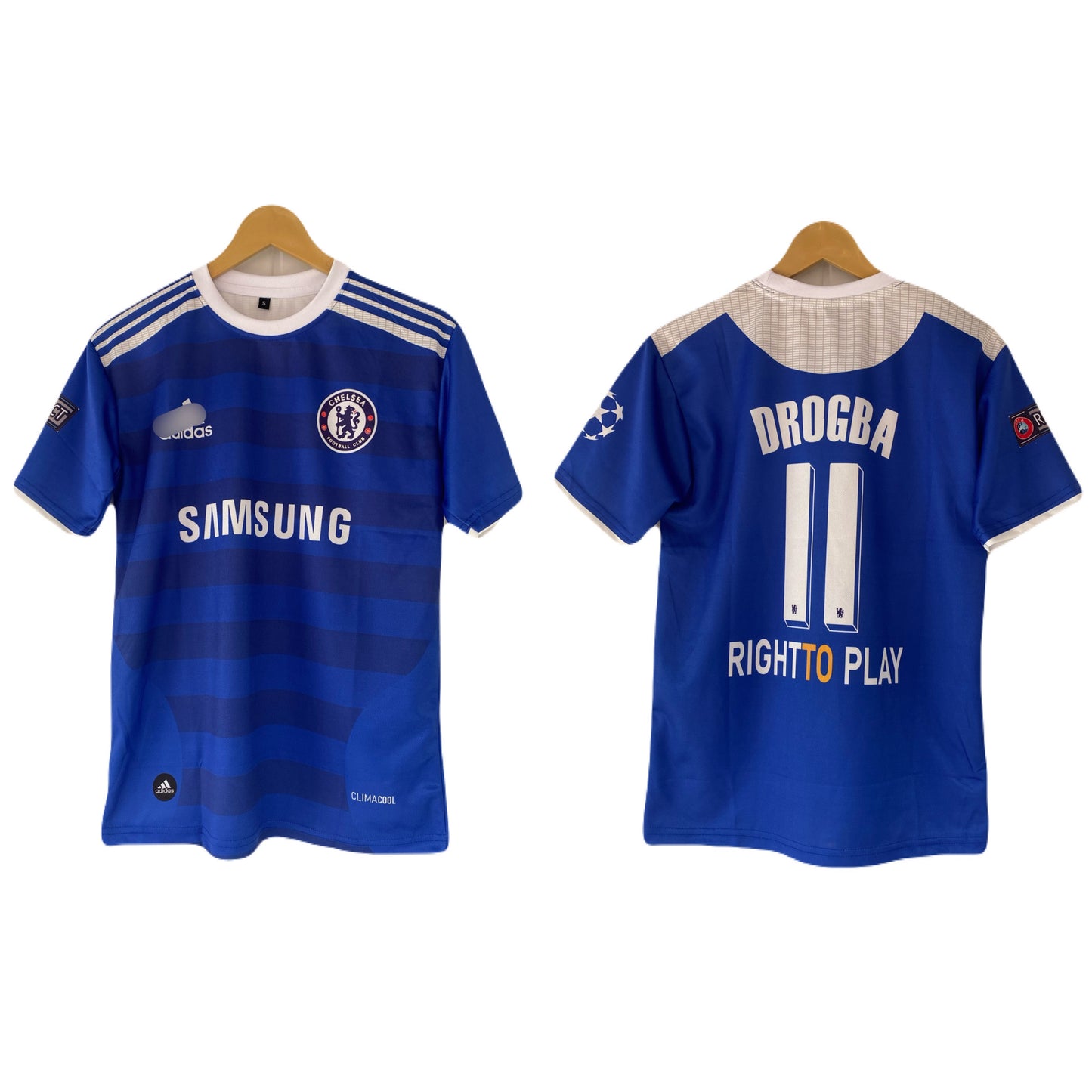 Best Retro jersey Chelsea 2012 Ucl final edition Drogba Chelsea jersey P6 - Ms retro store