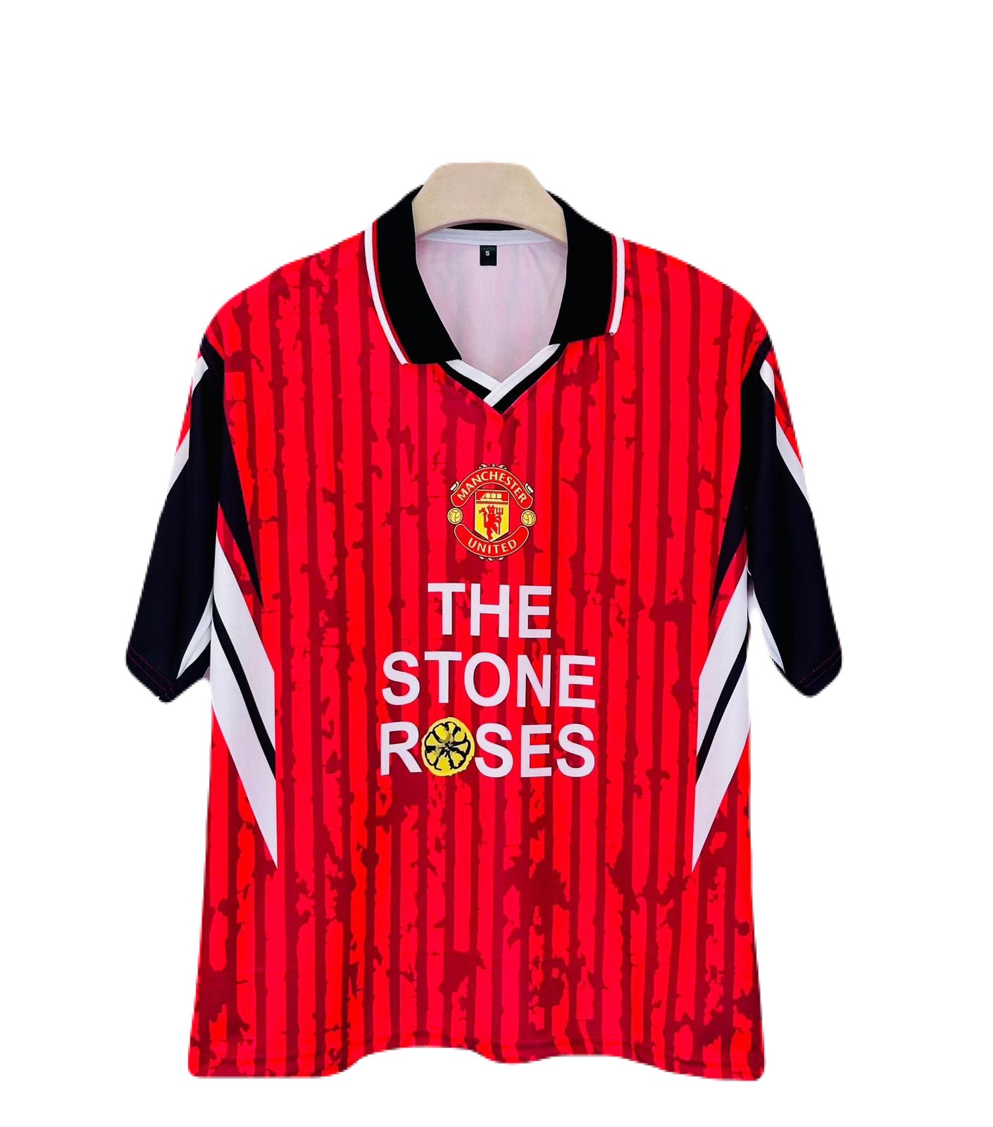Manchester United 1996-98 Beckham Five Sleeve - Ms Retro Store