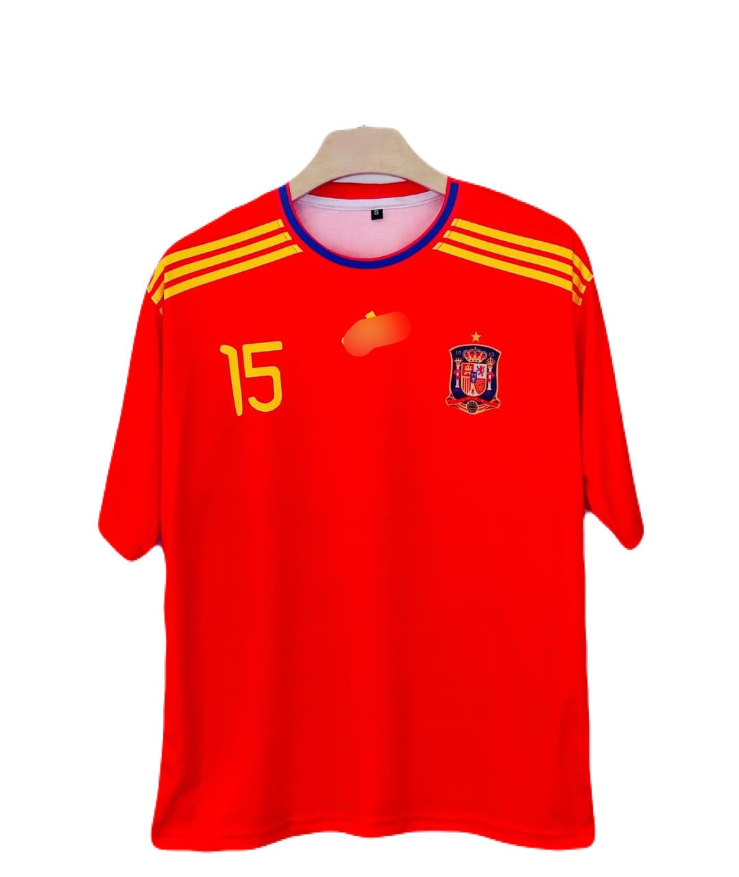 Spain 2022 Worldcup Sergio ramos Five Sleeve Sublimation - P1556 Ms Retro Store