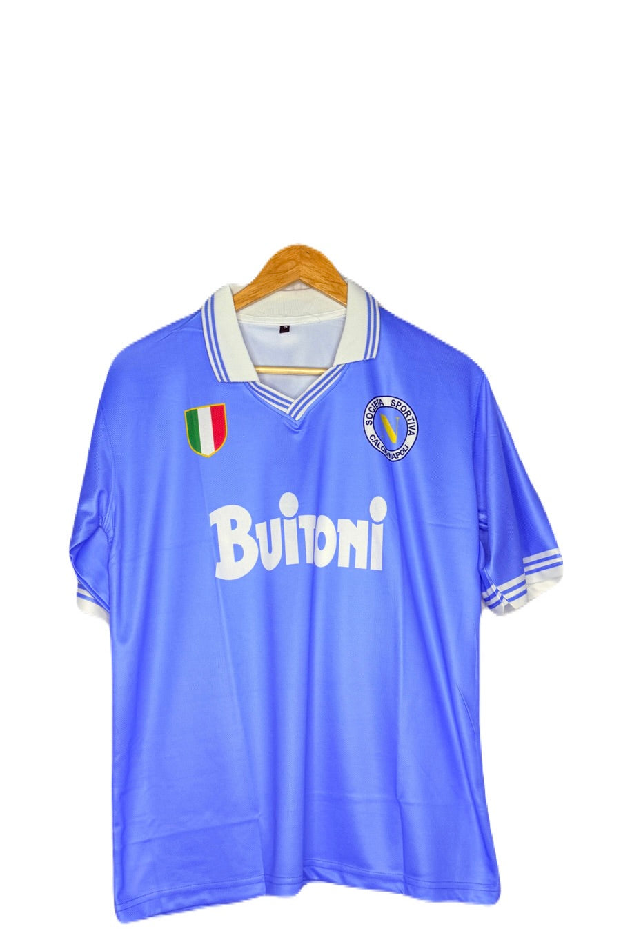 Napoli 1995 Home Kit Maradona Five Sleeve - P982 Ms Retro Store