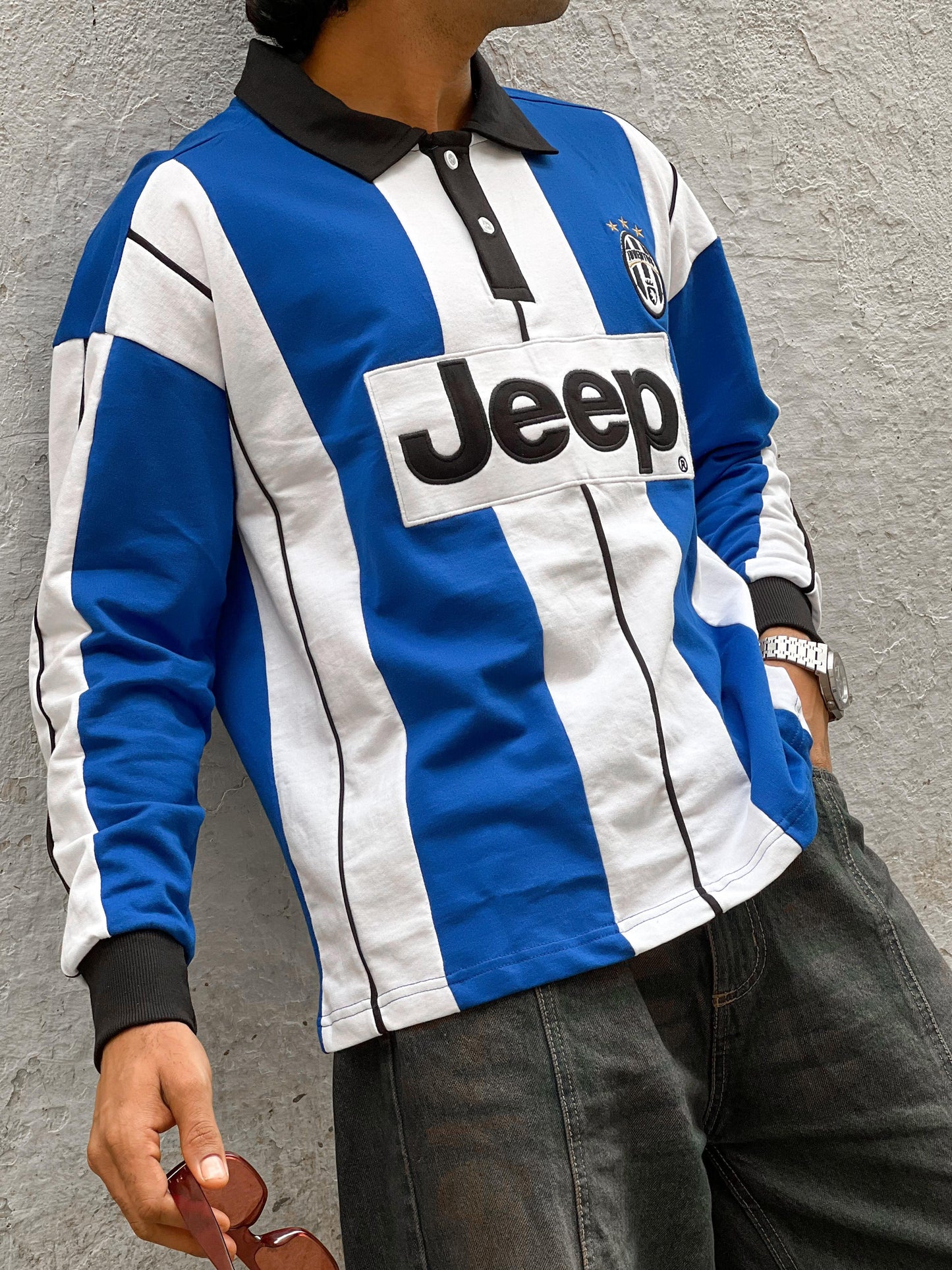 Juventus full sleeve premium quality Blue - MS RETRO STORE