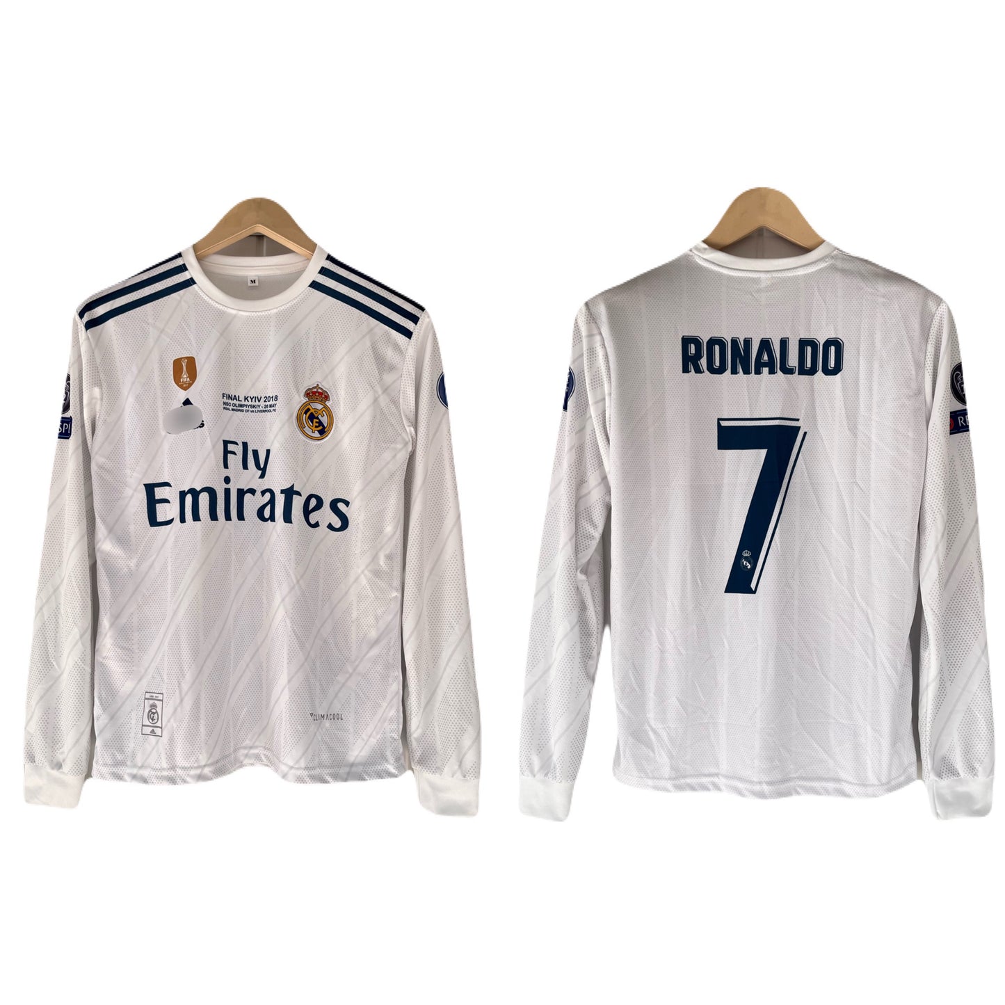 Ronaldo Realmadrid full sleeve 2018 UCL FINAL EDITION Embroidery - P2369