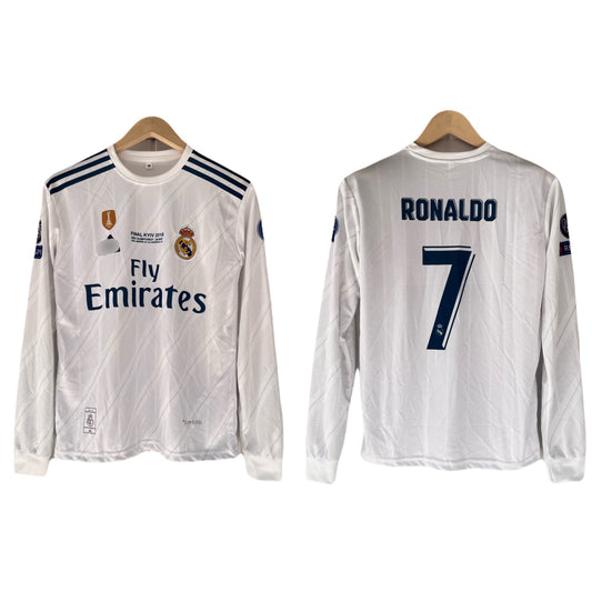 Ronaldo Realmadrid full sleeve 2018 UCL FINAL EDITION Embroidery - P2369