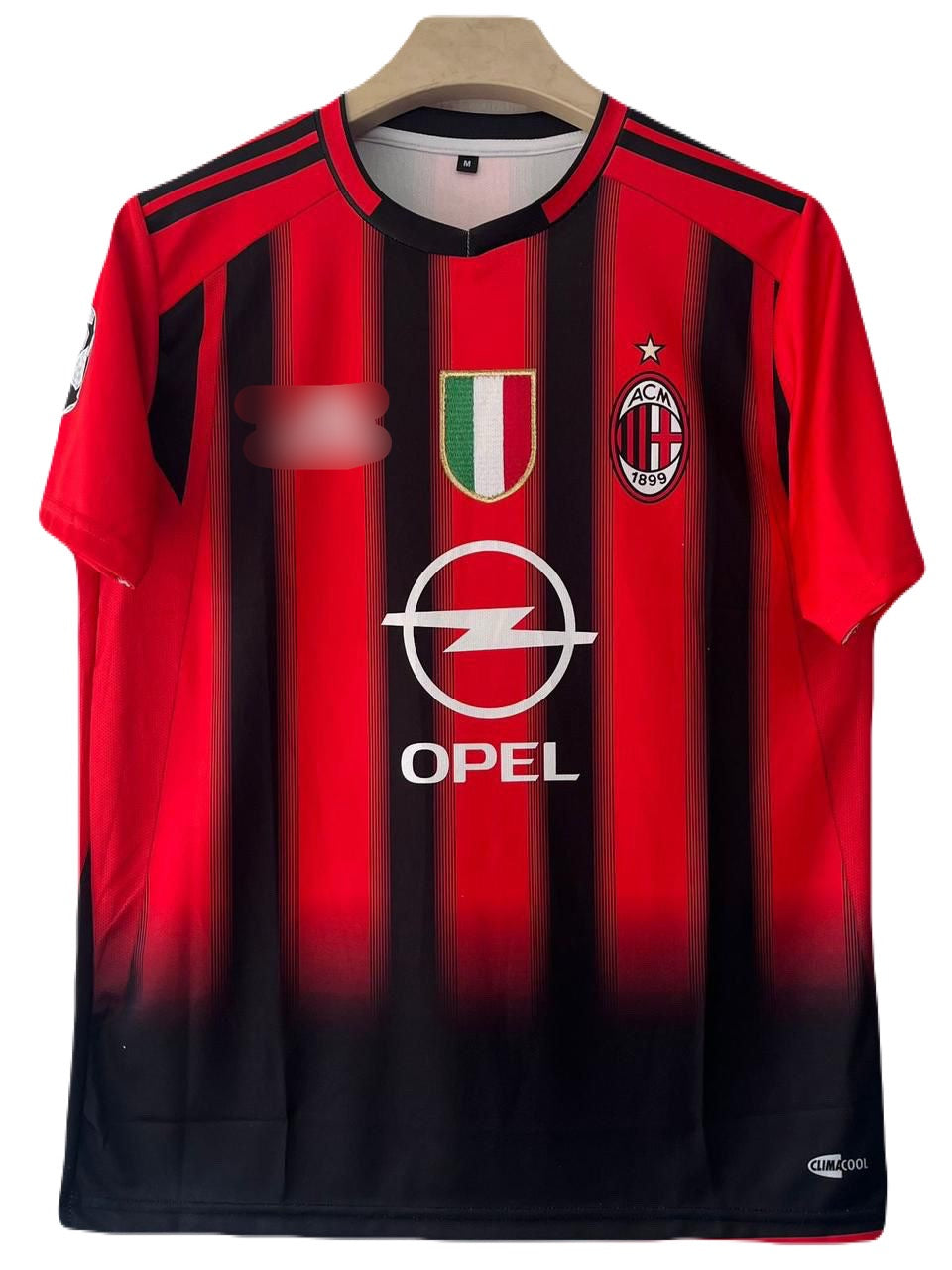 Ac Milan 2004-05 Home Kit Maldini Five Sleeve - P1056 Ms Retro