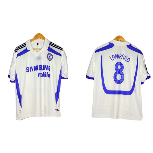 Chelsea 2007-08 Away Kit Lampard Five Sleeve - P954 Ms Retro Store