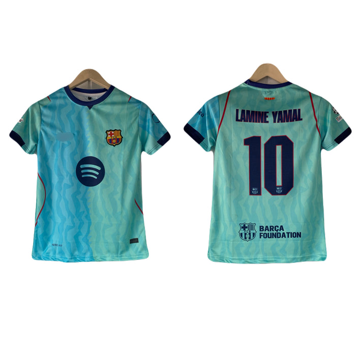 Yamal Barcelona 2026-27 thrid kit embroidery half sleeve - P2549