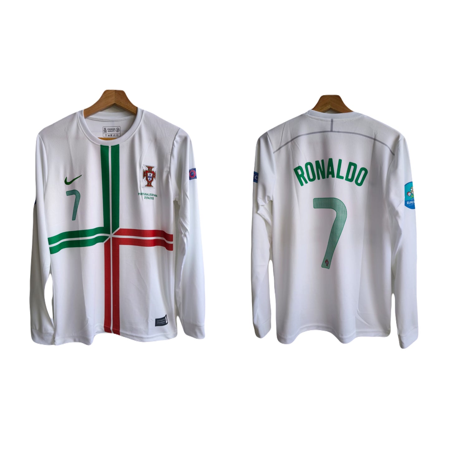 Portugal 2012 away jersey Ronaldo full sleeve - ms retro store