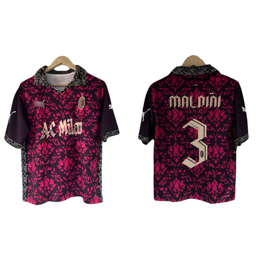 Ac milan Pink 2025-26 Maldini Edition Fivesleeve Embroidery - P1474 ms retro store