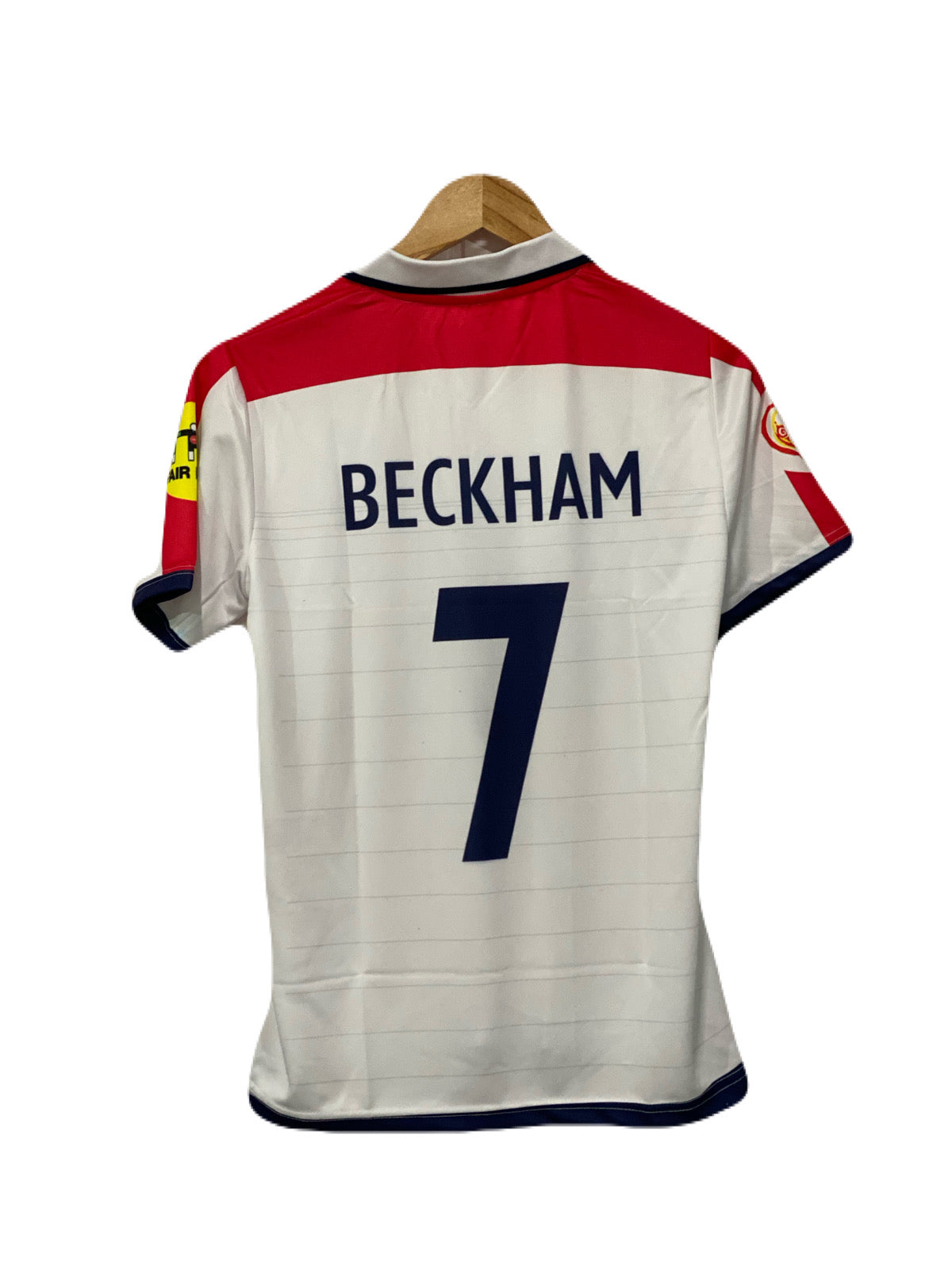 England 2004 Home kit Beckham Half sleeve - Ms Retro Store