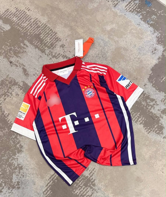 Kroos Bayern premium quality Collar Five Sleeve Jersey  - P2778