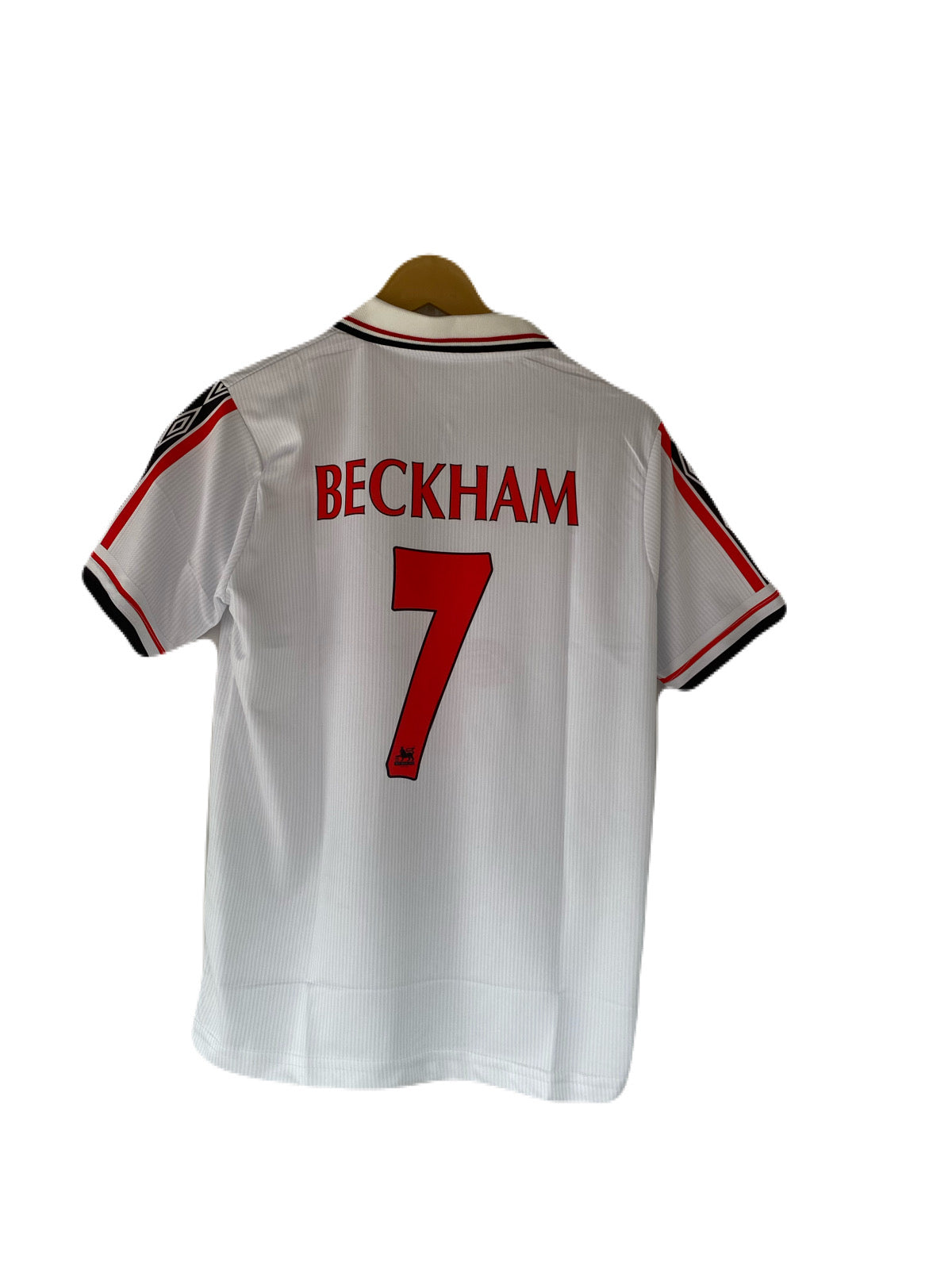 Beckham Manchester United Away Half sleeve Collar Embroidery Jersey - P2711