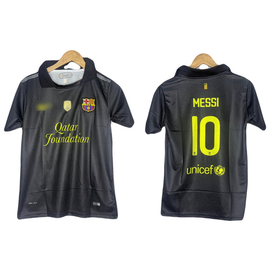 Fc Barcelona 2011-12 Away Kit Messi Half Sleeve - P905 Ms Retro Store