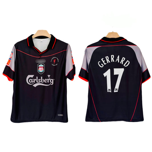 Gerrard Liverpool Five sleeve Collar Sublimation jersey- P2162