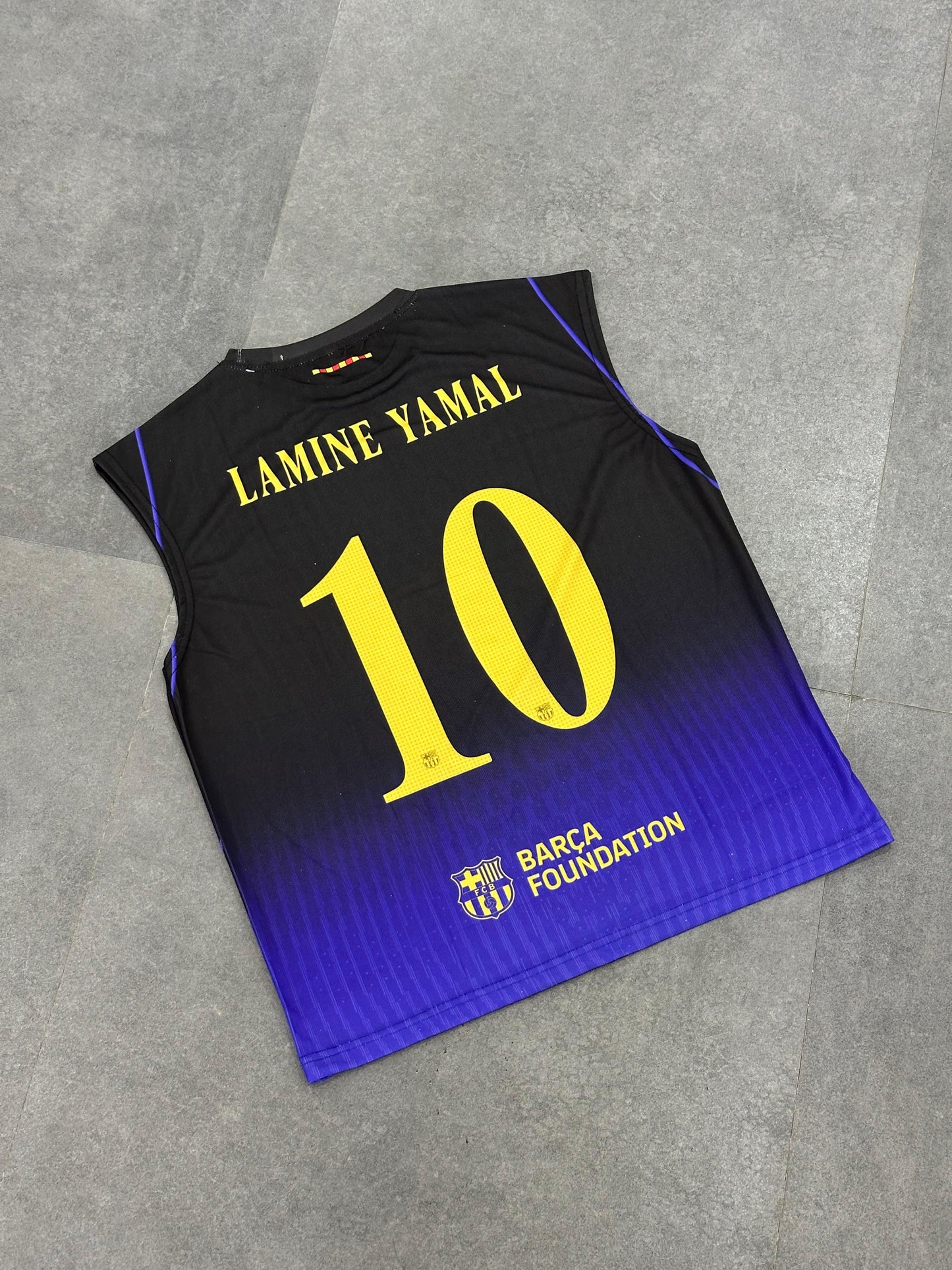 Yamal Barcelona sleevless bibs sublimation - P2447