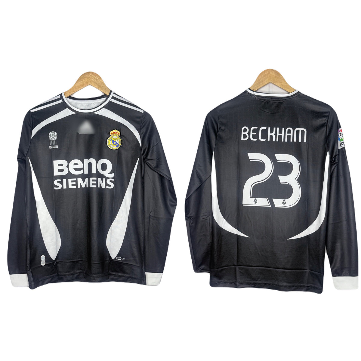 Real Madrid 2006-07 Away Kit Beckham Full Sleeve - P793 Ms Retro Store