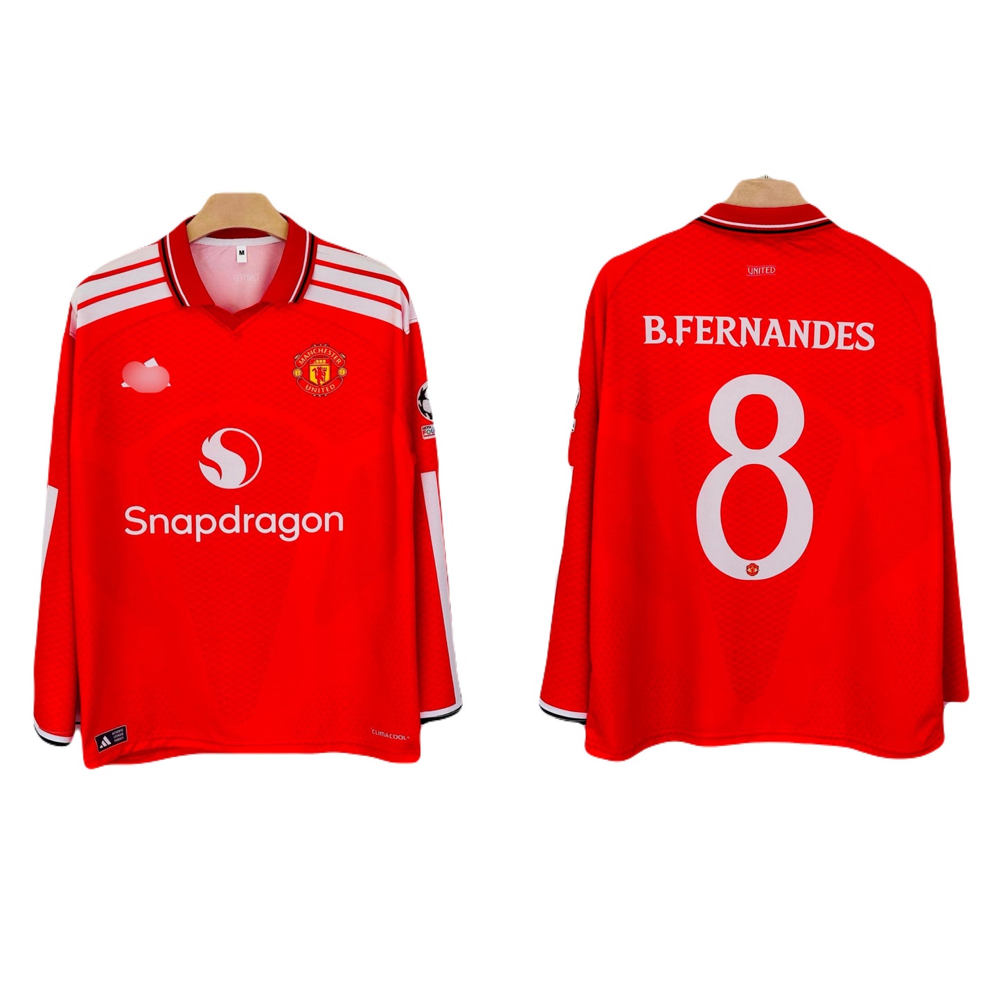 Bruno Fernandes Manchester United full sleeve  Collar Sublimtion Jersey P2437