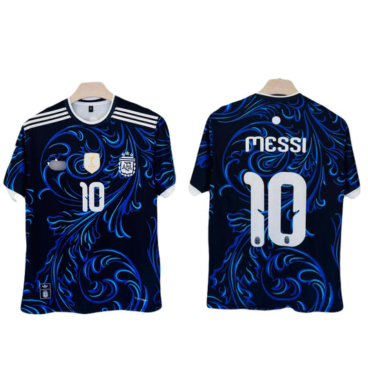 Argentina  Messi 2026 World Cup Away Kit Half Sleeve Sublimation -  Ms Retro Store