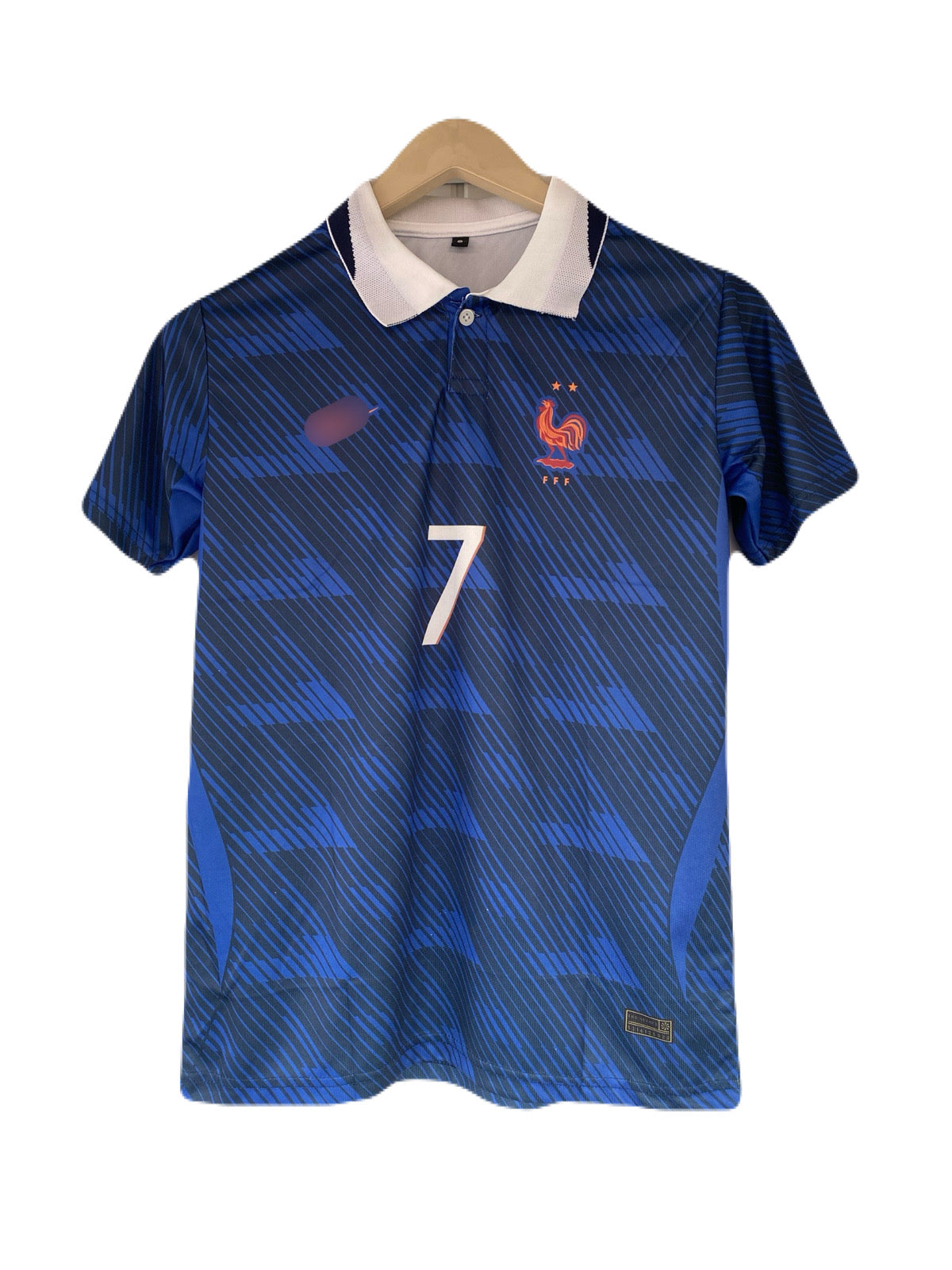 Dembele France 2026 world cup Home Half Sleeve collar Sublimation -
