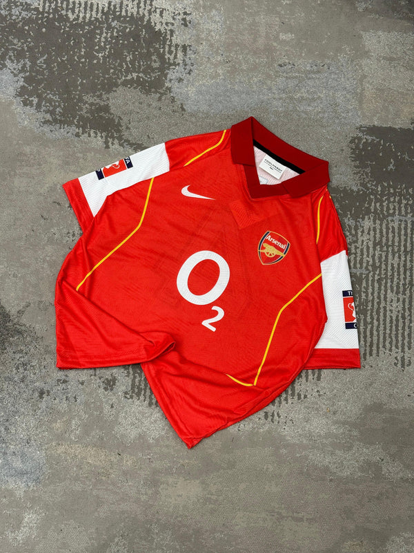 Arsenal 2008-2010 home Fabregas edition Premium Quality Collar Five Sleeve Sublimation Jersey - Ms Retro Store