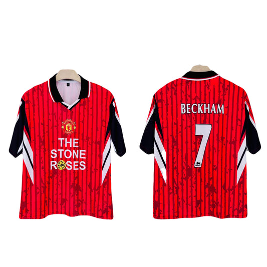 Manchester United 1996-98 Beckham Five Sleeve - Ms Retro Store
