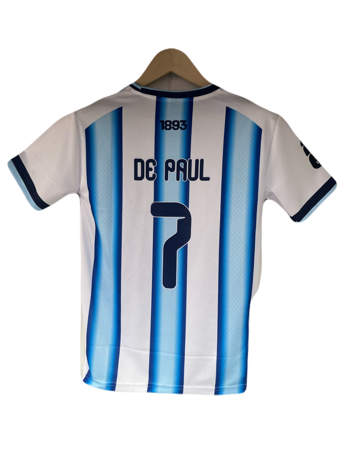 De paul Argentina 2026 World Cup home  Half Sleeve Jersey -