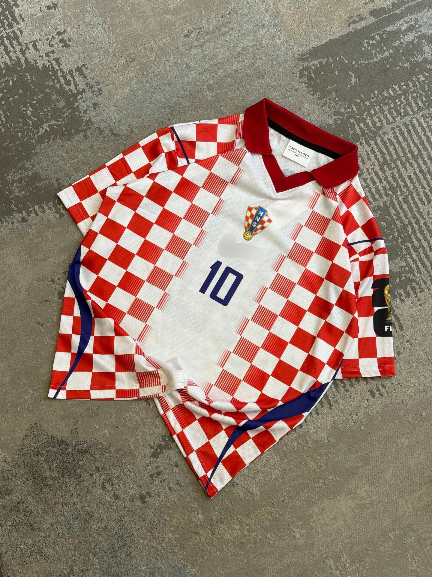 Modric Croatia 2026 Away World Cup  Premium Quality Collar Five Sleeve Sublimation  - P1997