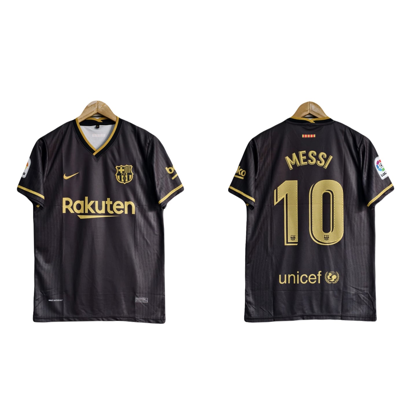 Barcelona 2020-21 Messi Half Sleeve Embroidery Jersey - P1416 Ms Retro Store