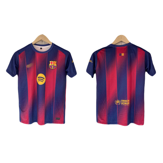 Barcelona 2025-2026 Plain back Home Kit Half Sleeve - P2221