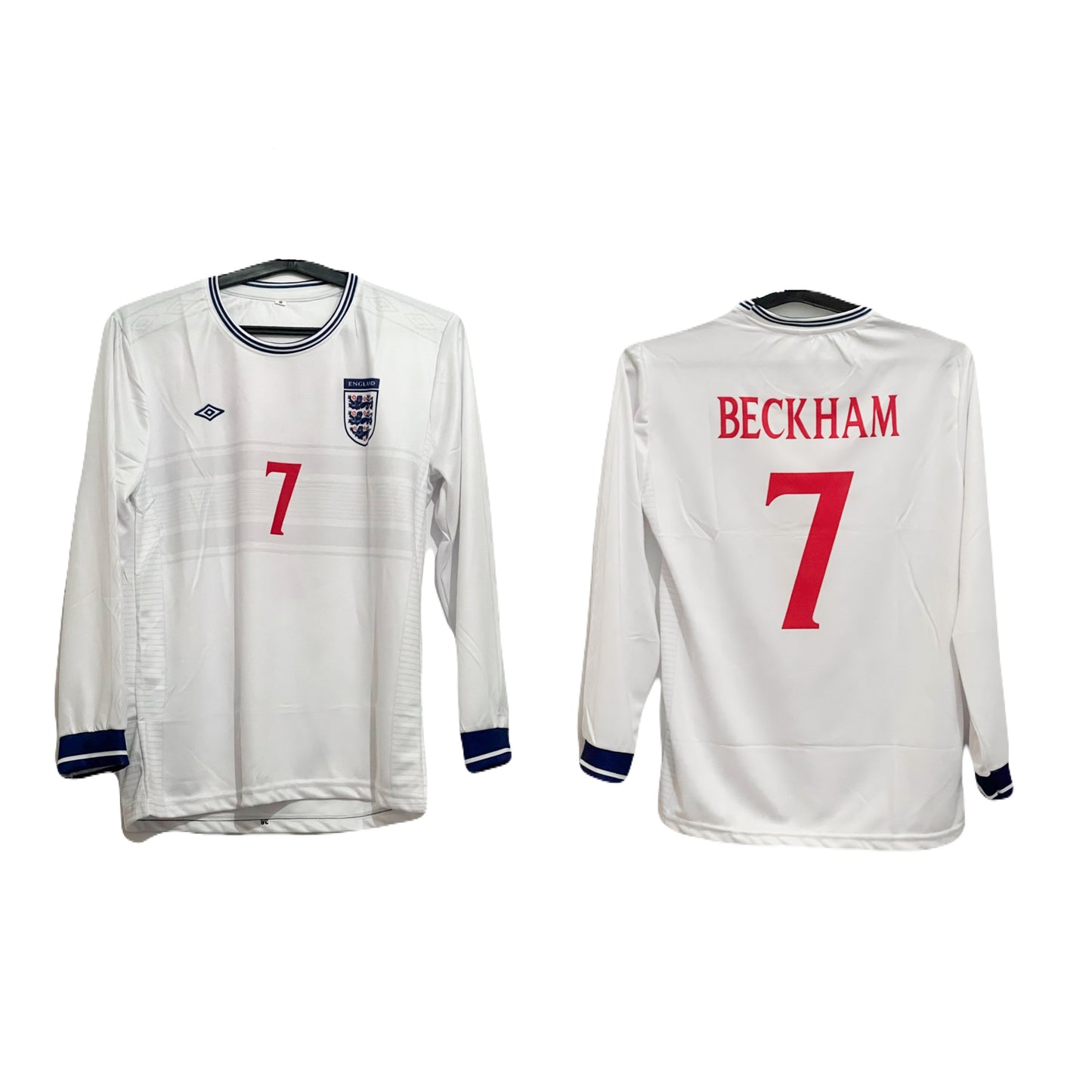 Best Retro jersey Engalnd Beckham full sleeve - ms retro store