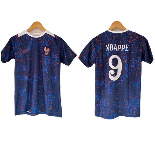 Mbappe France training Half Sleeve embroidery jersey - P2083