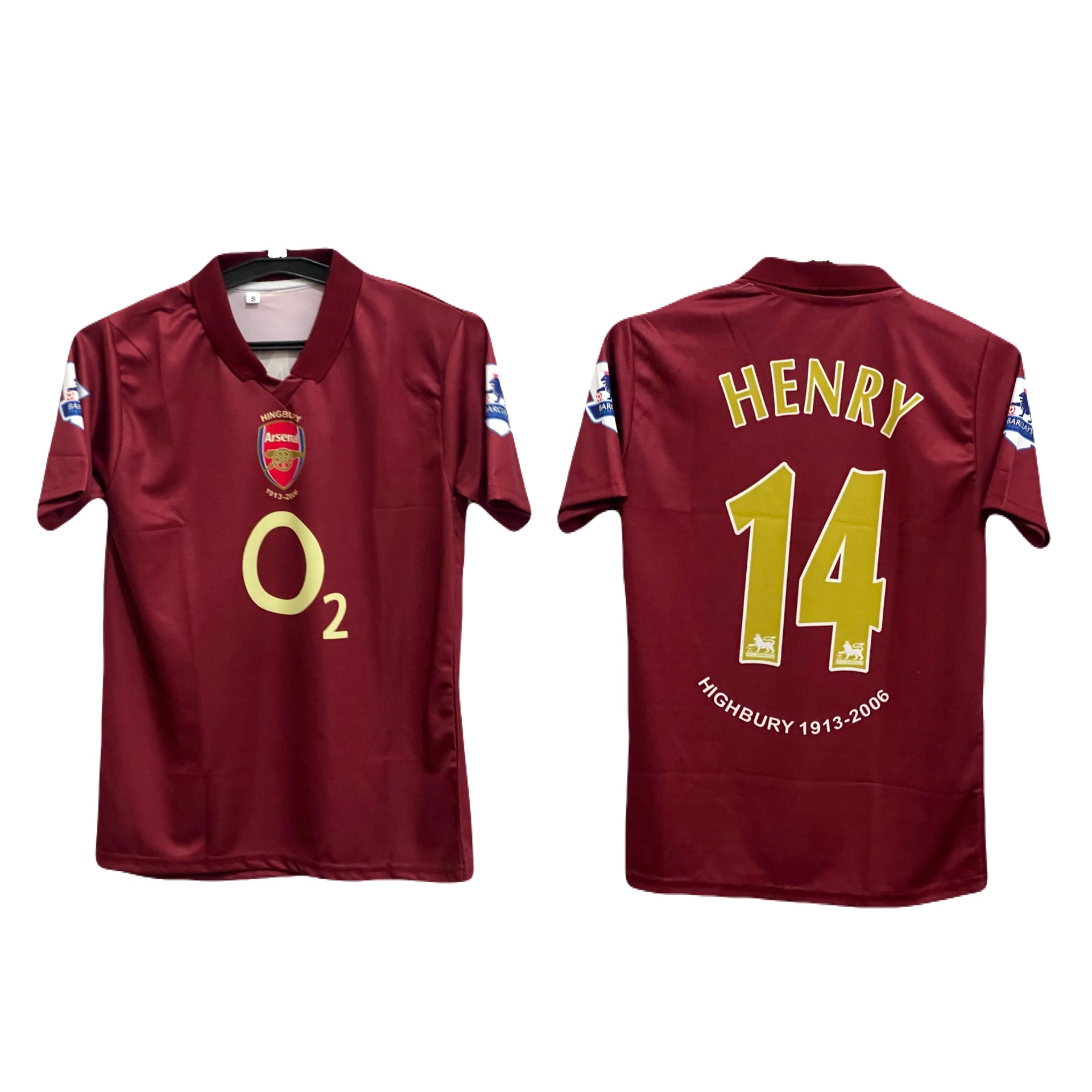 Arsenal 2005/06 henry home jersey P56 ms retro store
