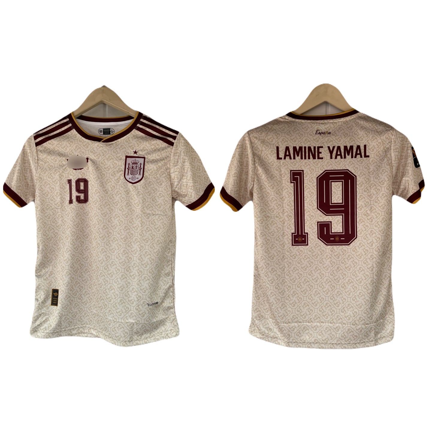 yamal Spain 2026 World Cup away Jersey Half Sleeve embroidery - P1782