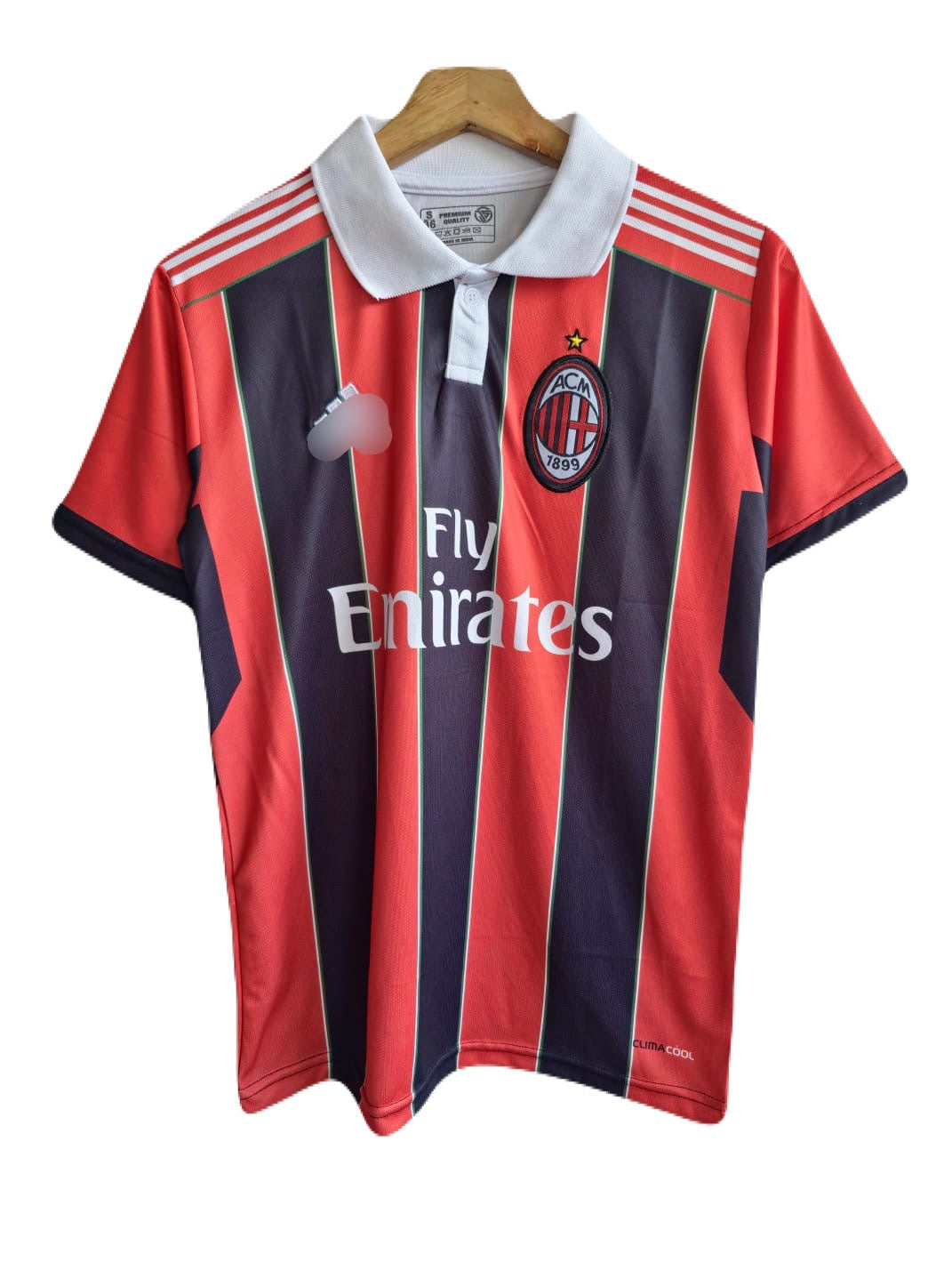 Ibrahimovic Ac milan 2006 home collar jersey - P1788