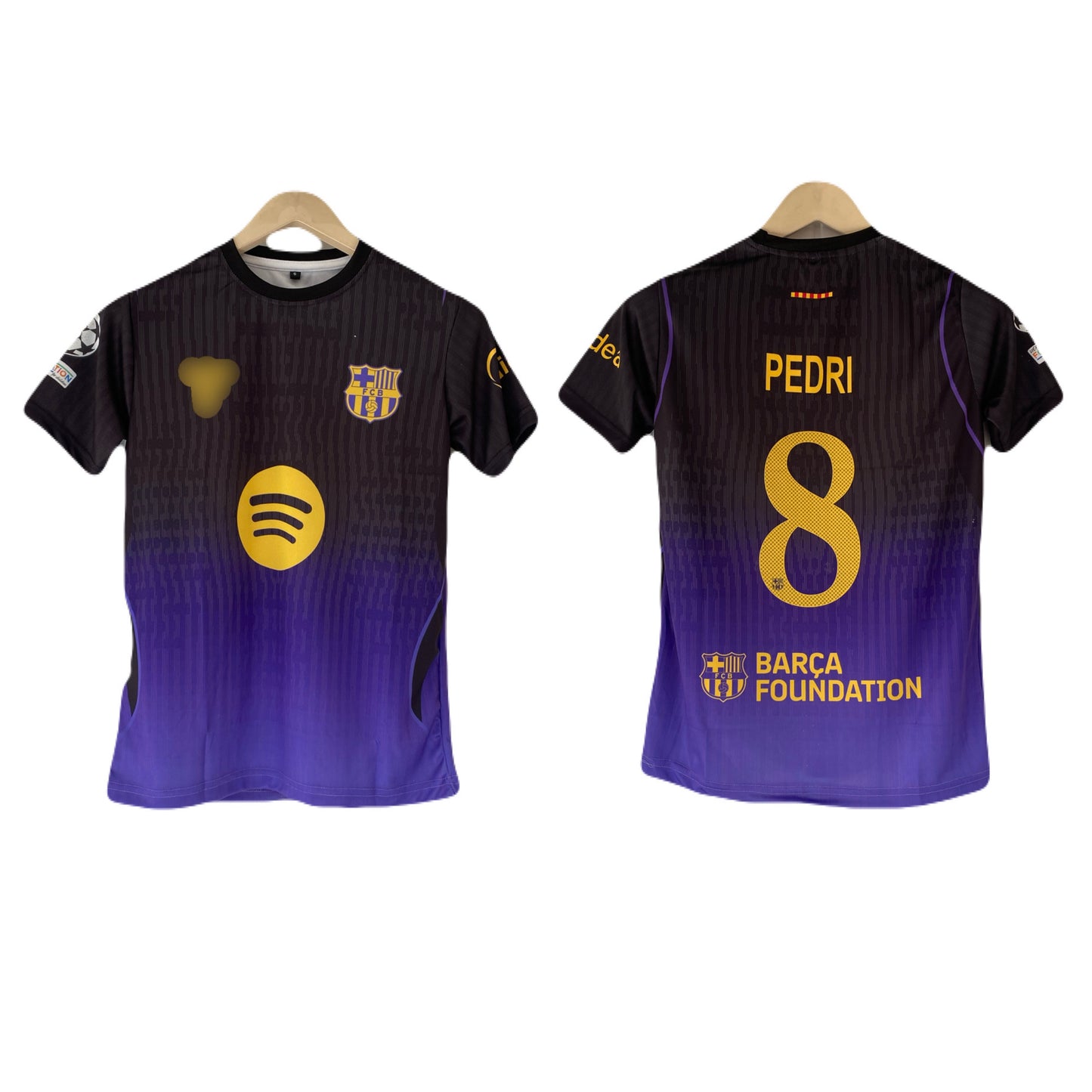 Pedri Barcelona 2026-27 Away Jersey Half Sleeve Sublimation -  P2363