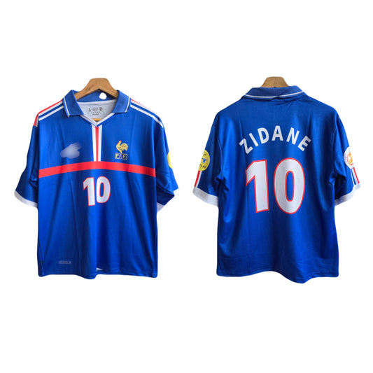 France 2000-01 home jersey Zidane Five Sleeve - Ms Retro Store