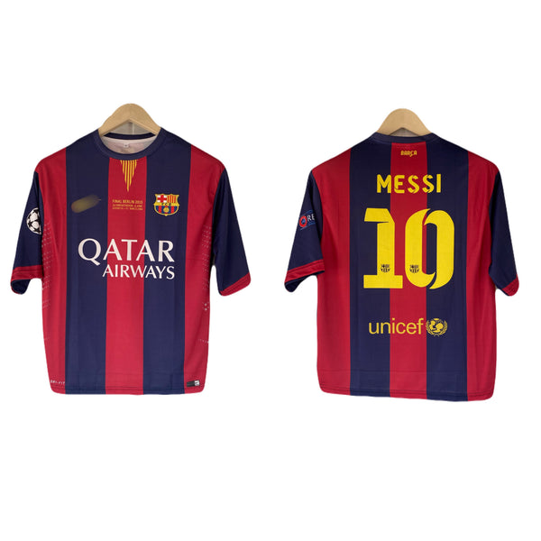 Messi Barcelona Five Sleeve sublimation jersey - P2135