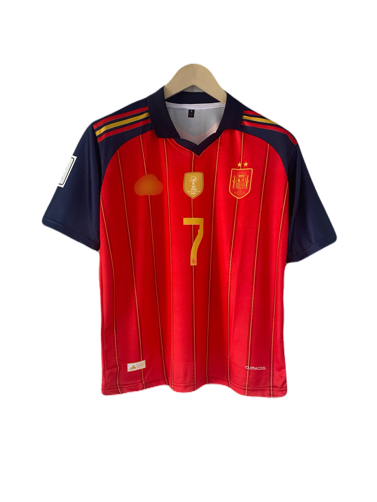 Ferran Spain 2star Five sleeve collar sublimation jersey - P2366