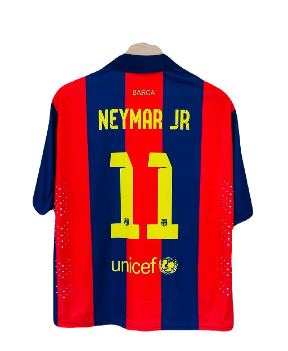 Barcelona Neymar 2015 Final Edition  Five sleeve Collar sublimation - P1646 Ms Retro Store