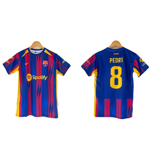 Barcelona 2025/26 Pedri Special Edition Half Sleeve Sublimation -  Ms Retro Store