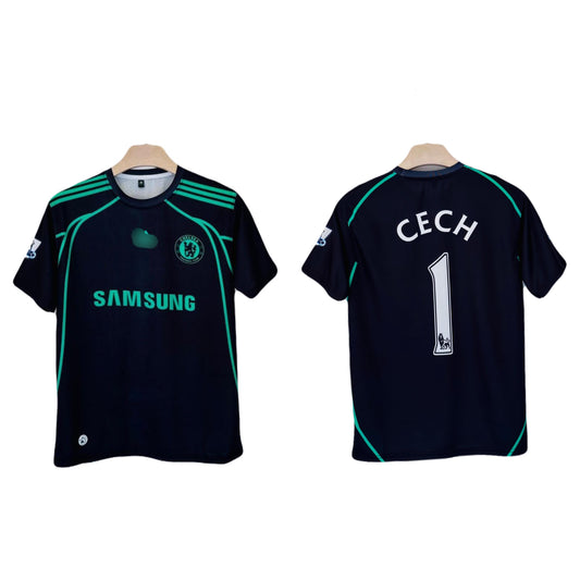 Chelsea 2009-2010 Cech Half Sleeve Sublimation - Ms Retro Store