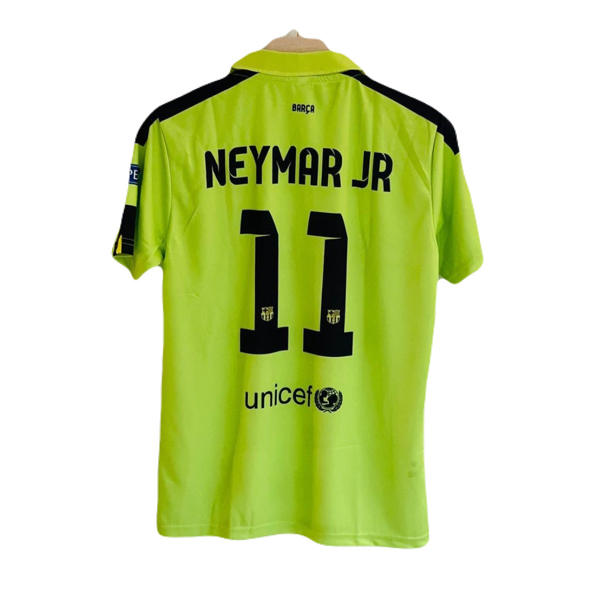 NEYMAR BARCELONA 2014-15 THIRD KIT HALF SLEEVE