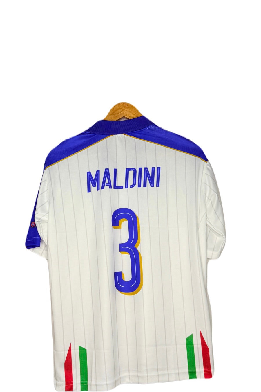 Italy 2016 Away Kit Maldini Five Sleeve -  P1094 Ms Retro Store